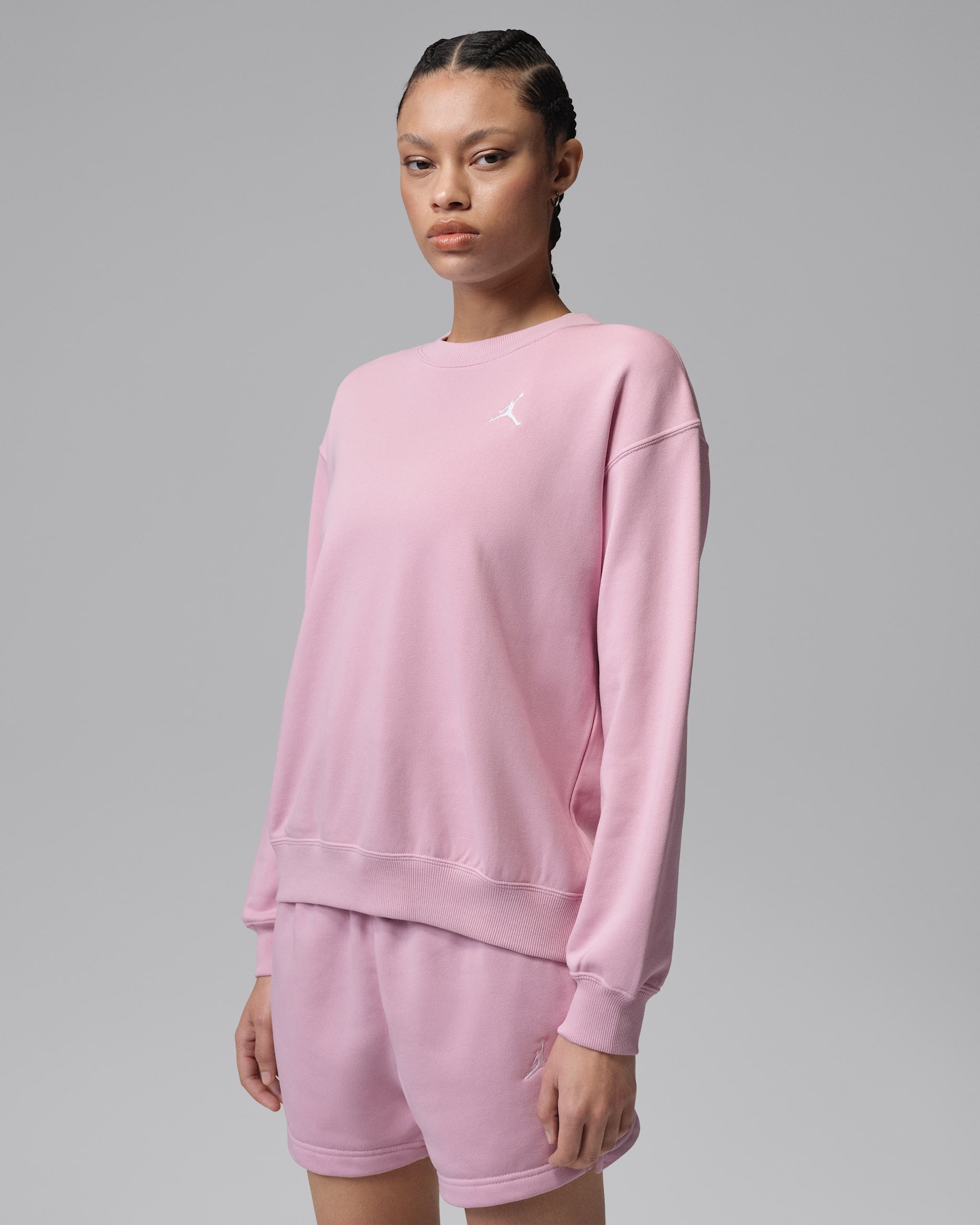 Jordan Brooklyn Fleece Fransız Havlu Kumaşı Crew Yakalı Kadın